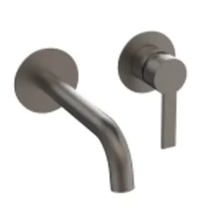 LUNART CECILE fali mosdócsaptelep beépítőegységgel, Gun Metal Outlet