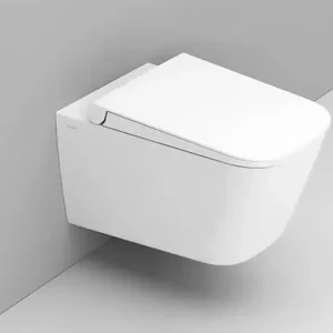 Akció LUNART by DOLOMITE Valdo perem nélküli fali WC ülőkével, Glossy White