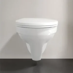 VILLEROY O.Novo perem nélküli fali WC, mély öblítésű, Soft-Close ülőkével, 540x360, Glossy White A. Ne maradj le