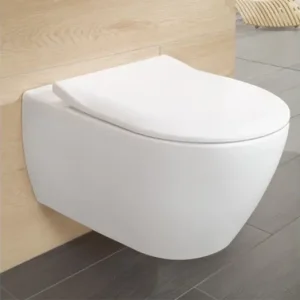 Expressz szállítás VILLEROY Subway 2.0 perem nélküli fali WC, mély öblítésű, Soft-Close ülőkével, 560x370, G. White Alp