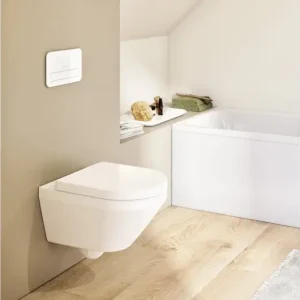 VILLEROY Architectura perem nélküli fali WC, mély öblítésű, Soft-Close ülőkével, 530x370, Glossy W. Ne maradj le