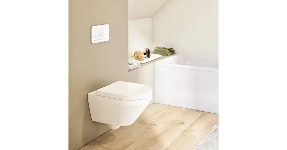 VILLEROY Architectura perem nélküli fali WC, mély öblítésű, Soft-Close ülőkével, 530x370, Glossy W. Ne maradj le