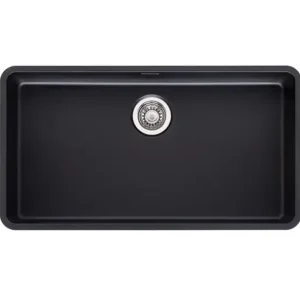 Csak ma REGINOX Ohio 80x42 rozsdamentes mosogató, Jet Black