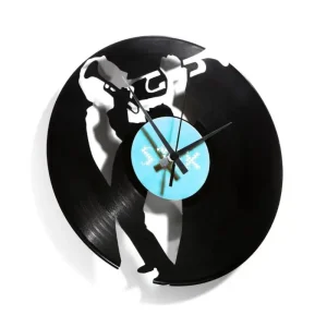 Ceas de perete din vinyl Jazz Népszerű