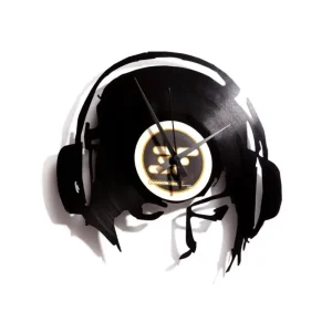 Ceas de perete din vinyl DJ@work Bestseller
