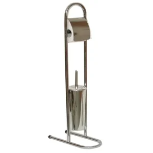 Outlet Chrome WC papír Tartó WC kefével