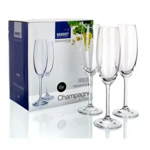 Népszerű Degustation Crystal Banquet 6 db Pezsgőspohár 220 ml