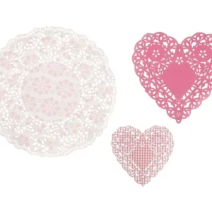 Doily Pink Mix 30 db Dísz szalvéta Kiárusítás