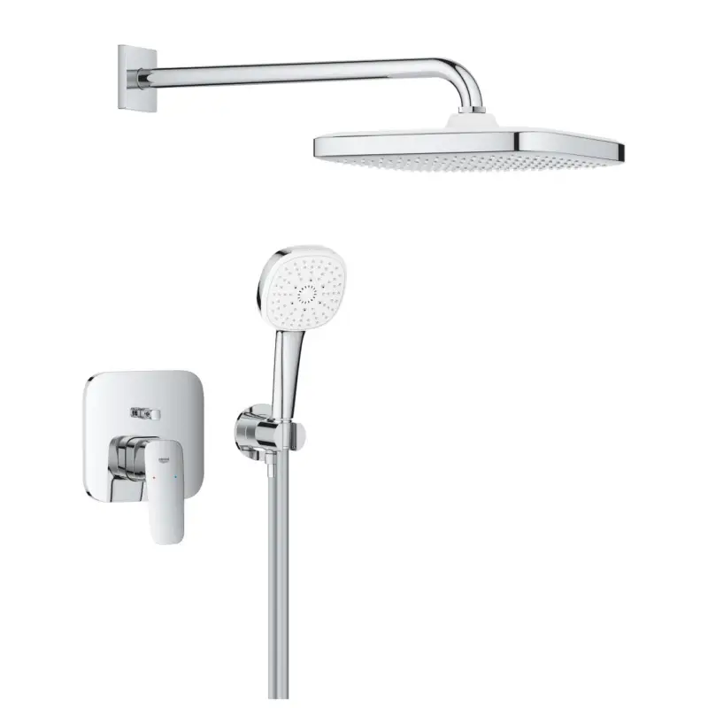 GROHE CUBEO REJTETT ZUHANYRENDSZER TEMPESTA 250 FEJZUHANNYAL KRÓM 1053360000 Gyors szállítás
