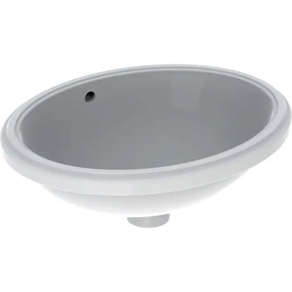 Népszerű Geberit VariForm alulról beépíthető mosdó, ovális, 18.1 cm, túlfolyó látható