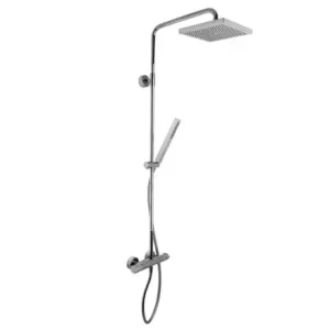 FIMA TERMOSZTATIKUS ZUHANYRENDSZER 250 MM ABS SZÖGLETES KRÓM F4925/QP255CR Biztonságos fizetés