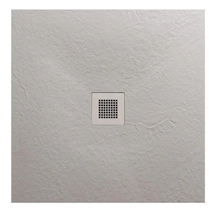 AREZZO design SOLIDSoft zuhanytálca 80x80 cm, BETON, színazonos lefolyóval (2 doboz) Legjobb ár
